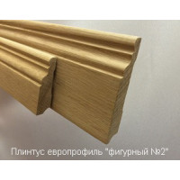 Плинтус из массива Дуба "Фигурный" 